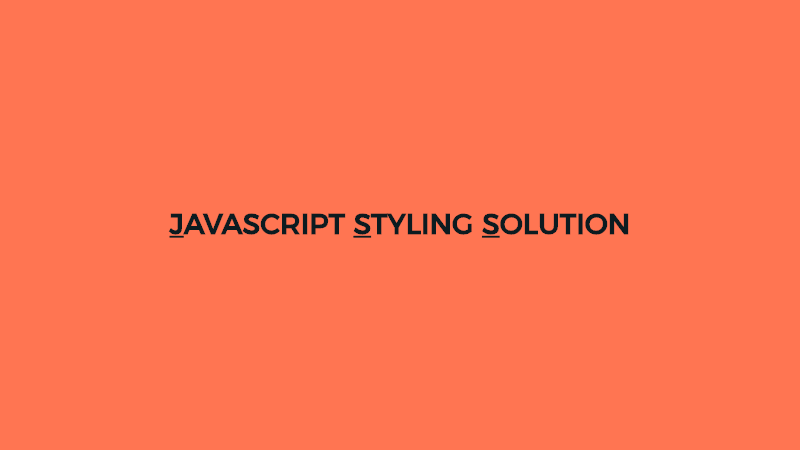 java script-styling