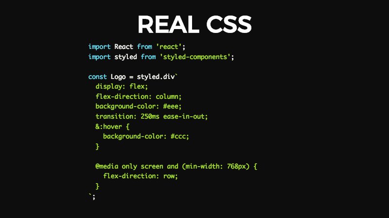 real css