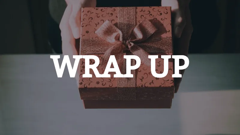 wrap up-intro