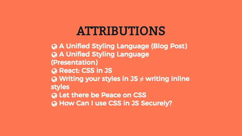 attributions