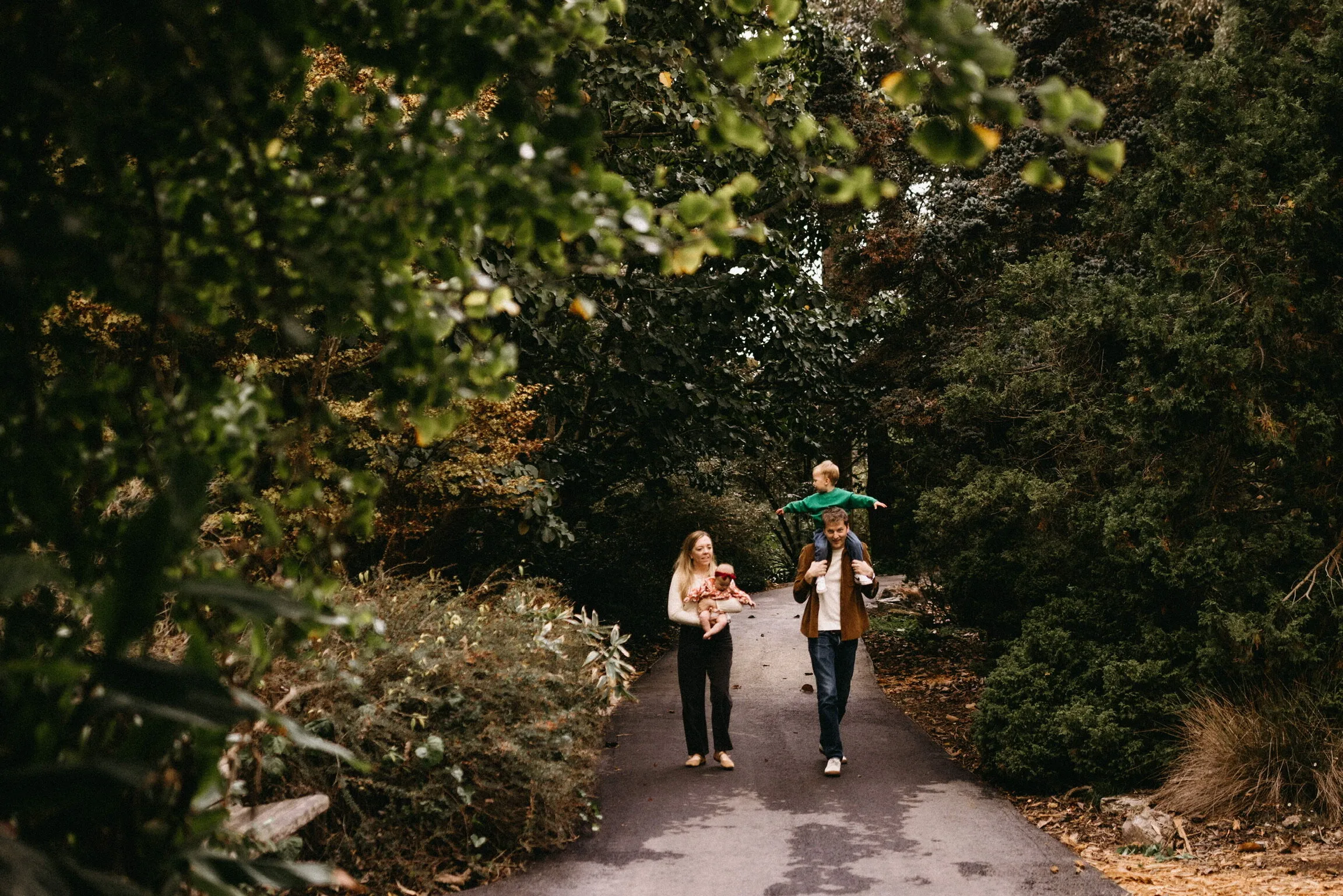 The Schau family in Golden Gate Park